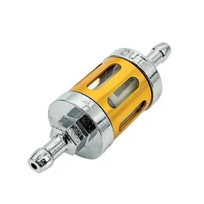 유니버설 오토바이 8mm 0.31인치 CNC 금속 알루미늄 대형 오일 필터 연료 필터 (SX SXF XC XCF XCW EXC CR, 03 Yellow