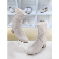 모던 청키힐 여성 캐주얼 마 부츠 6cm CDMD501212-1GN