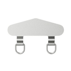 여행자를 위한 이중 이어 메탈 체인이 있는 스테인리스 스틸 휴대폰 패드 클립 안전한 부착형 야외 사용 액티브 라이프스타일, Umbrella shape steel