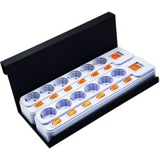 풀세트구성 무타공 멀티탭 거치대 선반 컴퓨터 책상 전선정리, 1개, 블랙_(걸이형)