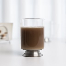 스텐풋 내열유리컵 카페 커피컵 아메라카노잔, 2개, 일자형 360ml