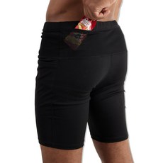 러너스픽 봄 여름 러닝 하프 타이즈 기능성 마라톤 레깅스 남성 러닝복 런닝복