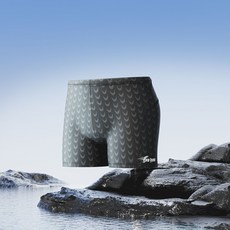 男士泳褲泳帽泳鏡三件套新款專業速幹平角防尷尬游泳裝備全套