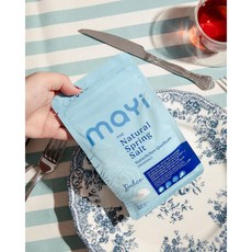 mayi 天然泉水鹽 (粗鹽/細鹽) 600g & 500g, 1個