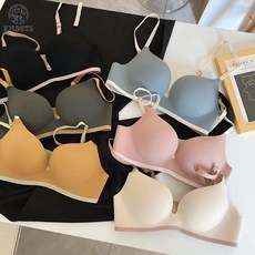 少女學生無鋼圈內衣 - 小胸聚攏調整型文胸