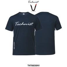 테크니스트 배드민턴 기획 티셔츠 반팔 상의 네이비 TNT66036NV 남성 여성 남녀공용