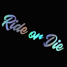 레이싱 노트북 오토바이 헬멧 트렁크 서핑 캠핑카 윈도우 범퍼 데칼 16.6CMX4CM 라이드 또는 다이 자동차 스티커, 3)G145 LASER