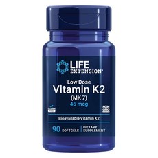 비타민 K2 메나퀴논-7 90 알갱이 소프트 젤 캡슐 해외품, 1개, 1g