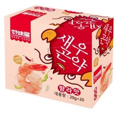 EVERYBAO 소하인 새우곤약 향라맛 20개 1세트 회사간식 맛있는간식