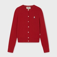 후아유 여성 Steve High Gauge Cotton Cable Cardigan WHCKG2325F [