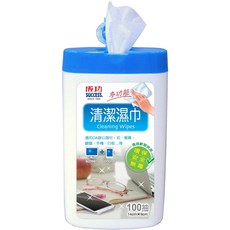 成功 多功能 清潔濕巾 100抽, 白板清潔濕紙巾 100抽