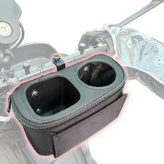 오토바이 다용도 2구 컵홀더 NMAX XMAX PCX 포르자 브라켓 개선형, 1개