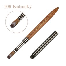 네일 브러쉬 네일 아크릴 브러쉬 네일 밍크 브러쉬 1:2, 1개, #10