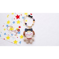 CurlyCollection 捲髮娃娃珠鍊吊飾 日本東京代官山手工限量設計 精緻掛飾