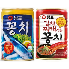 샘표 김치꽁치 + 꽁치, 1세트, 400g
