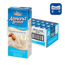매일아몬드브리즈 언스위트 190ml 24팩 식물성단백질 273962