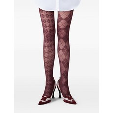 톰 브라운 펀믹스 아가일 패턴 타이즈