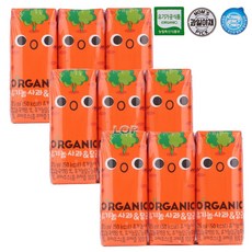 오가닉 크니쁘니 사과 & 당근 주스, 125ml