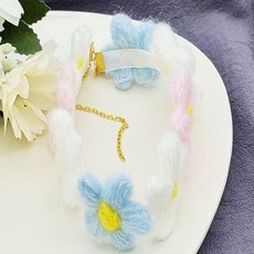 다온58 꽃목걸이 반려동물 L 댕댕이