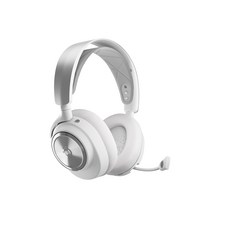 Steelseries 賽睿 Arctis Nova Pro Wireless 無線耳機 白色 快速充電 伸縮降噪麥克風, PC版,主商品
