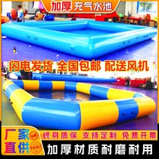 에어 풀장 대형 워터 물놀이 간이 수영장 대형풀장 에어풀장, 1개, 500x300x30cm 풀장