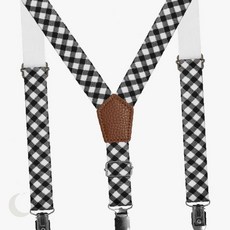 아동 탄성 조절 가능 체크 무늬 서스펜더 바지 멜빵 정장 행사 발표회 입학식