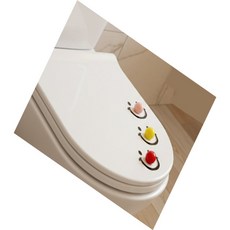화장실 세균 안심 위생 변기손잡이 유아 화장실 뚜껑 커버 홀더, 옐로우 1개