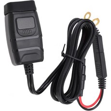 30W PD 18W QC30 오토바이 휴대폰 충전기 USB 타입 C 고속 LED 전압계 스위치 포함 ATV SUV 보트용 레드, 파란색