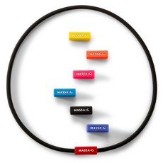 MASSA-G G1 Mini 鍺鈦項圈/鍺鈦腳環(4MM), 藍, 1個