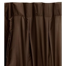 Umbra Pleatta 127.2cm x 213.2cm 플리츠 태피터 드레이프 패널 초콜릿 215637