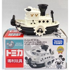 TOMICA 迪士尼 米奇黑白蒸氣船 模型車 DS95419, 1個