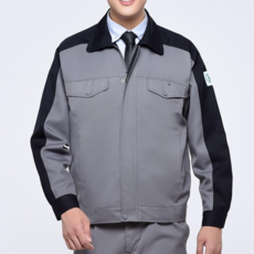 남성 춘추 얇은 부드러운원단 작업복 근무복 실습복 상의 점퍼