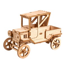 제삼오스토어 포드T형 픽업 트럭 조립키트 우드완구 나무조립 목재자동차