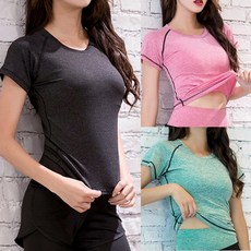 스포츠반팔티 필라테스복 기능성 트레이닝웨어 FT51TS