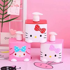 키티 마이멜로디 샴푸 1000ml 공병 디스펜서 세제, 1개, D. 400ML 사각형 로션 압축 병 - 멜로디