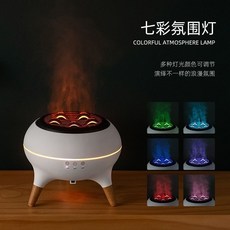 水母香薰機 加濕器 遙控加濕器 拾音水氧機 噴霧器 擴香機 七彩香薰機 火焰香薰機 熏香機 氛圍燈, 【標準款】水母香薰機 七色漸變登