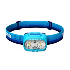 NITECORE UT27 MB 800流明 MCT多色溫 CRI 輕量越野跑頭燈 特殊紅光版本 附專用電池1個 相容AAA電池, 藍色-標配HLB1500*1顆, 1個