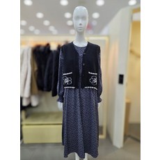 플라스틱아일랜드 스캡럽 브이넥니트베스트 PQ4KV081DJ 575095