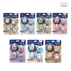 양키캔들 차량용 방향제 카 벤트클립 아로마엣세 4+1, 알프스라벤더, 5개