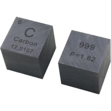 Eletizy원소 주기율표 10mm 순수 금속 큐브 텅스텐 탄소 니켈 구리 밀도 최대 99.99 원소 수집 실험실 실험 재료 취미 물질 블록 디스플레이이트륨, Carbon, 1개