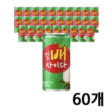 음료 - 갈배사이다, 60개, 210ml