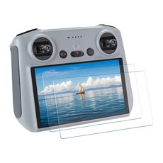 DJI RC RC2 조종기 전용 액정 강화유리 2장 보호필름 고투명 터치방지 방수 스크래치 방지 액세서리, (에어3) 조이스틱액정필름(2)(RC)(투명), 1개