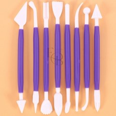 EVERYBO 클레이 도구 세트 8pcs 핑크 찰흙조각도구 클레이조각칼, 로즈