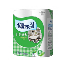 잘풀리는집 키친타올 110매 2롤, 2개입, 1개