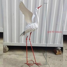 철제 동물 조형물 조각상 대형 사슴 공원 설치물 카페, 1개, 대형 학