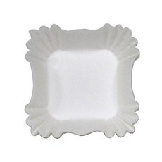 이홈베이킹 사각 머핀컵 45mm, 화이트, 1세트