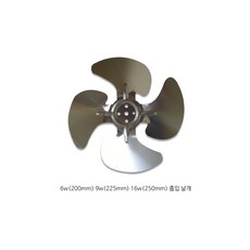 유신코리아 업소용냉장고 팬모터 6W 9W 16w, 날개200mm, 1개