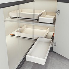 코너장 주방 모서리장 슬라이딩 틈새 공간활용, 단층, 내부 서랍형, 20 x 40