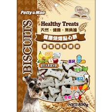 日初 Sunrise【現貨】PettyMan潔牙餅乾 LOLO烘焙點心 天然烘焙 酥脆耐咬 狗狗潔牙餅乾, 1個, PettyMan綜合水果潔牙餅 850g