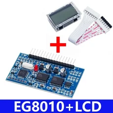 DC-AC 순수 사인파 인버터 SPWM 드라이버 보드 5V 12Mhz 크리스탈 오실레이터 EG8010 IR2113 구동 모듈 LC, 01 Driver With LCD